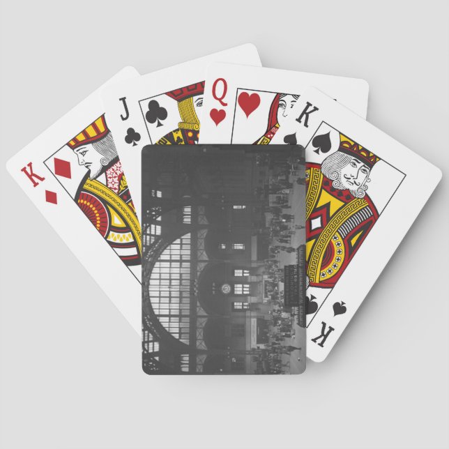Baraja De Cartas Estación de ferrocarril (Reverso)