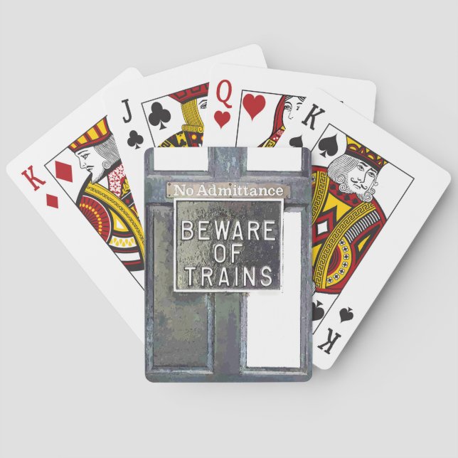 BARAJA DE CARTAS ESTACIÓN DE TREN (Reverso)