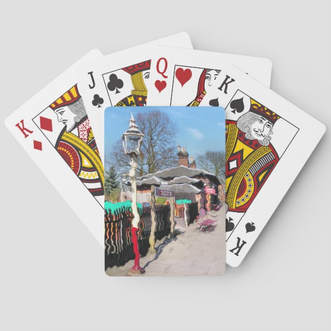 BARAJA DE CARTAS ESTACIÓN DE TREN ANTIGUA (Reverso)