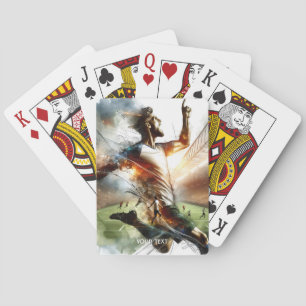 Baraja De Cartas Estadio Fantasy Cute Soccer Player