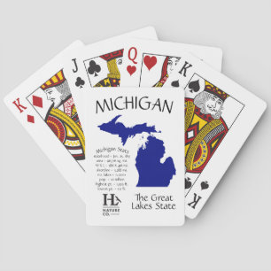 Baraja De Cartas Estadísticas de Michigan