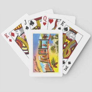 Baraja De Cartas Estado de Maine YO recuerdo viejo del viaje del