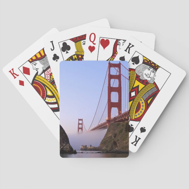 Baraja De Cartas Estados Unidos, California, San Francisco. Puerta  (Reverso)