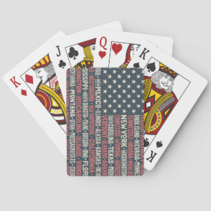 Baraja De Cartas Estados Unidos De América  Estados y capitales