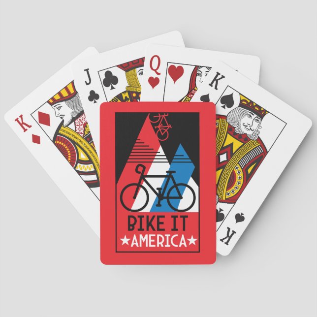 Baraja De Cartas Estados Unidos en bicicleta (Reverso)