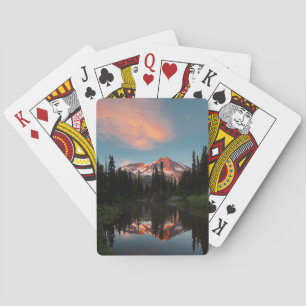 Baraja De Cartas Estados Unidos, estado de Washington. Rainier refl
