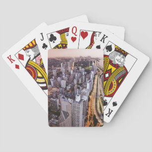 Baraja De Cartas Estados Unidos, Illinois, Chicago, Vista aérea del