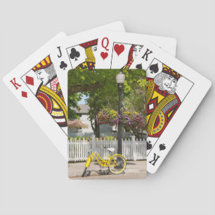 Baraja De Cartas Estados Unidos, Michigan, Isla Mackinac. Bicicleta