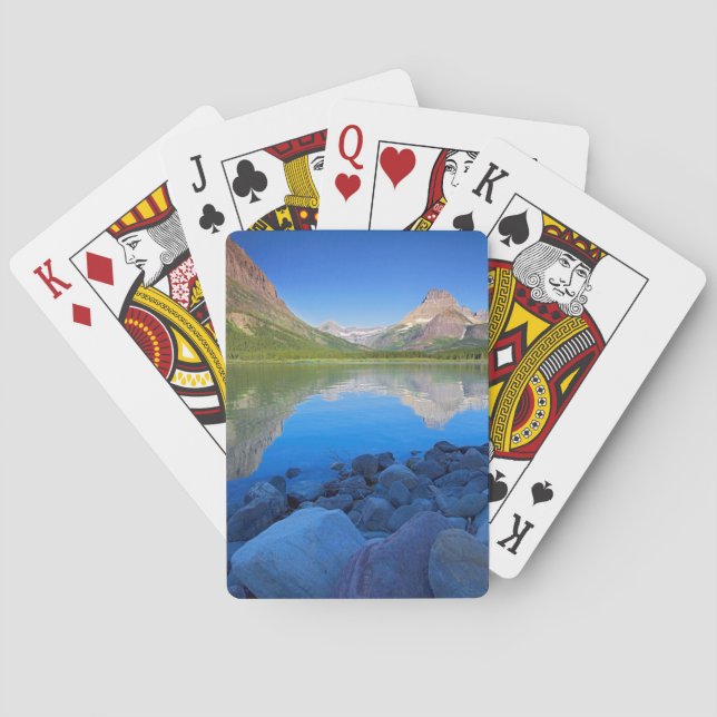 Baraja De Cartas Estados Unidos, Montana, Parque Nacional Glacier 4 (Reverso)