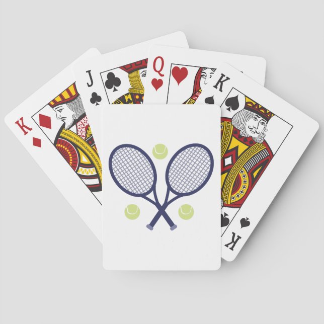 Baraja De Cartas Estafas de tenis (Reverso)