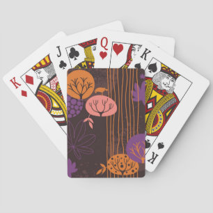 Baraja De Cartas Estampado de flores 2 3
