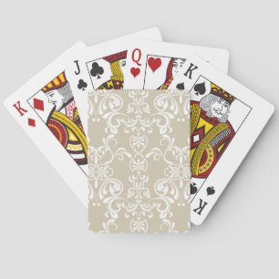 Baraja De Cartas Estampado de flores 4