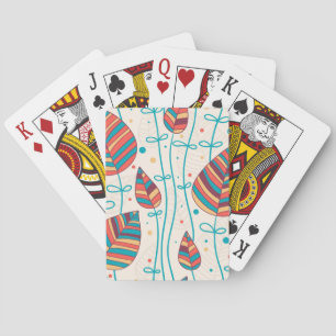 Baraja De Cartas Estampado de flores 5