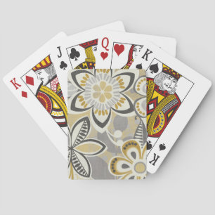 Baraja De Cartas Estampados de flores contemporáneos