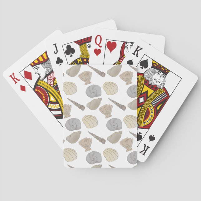 Baraja De Cartas Estanques acuáticos de playa rústica (Reverso)
