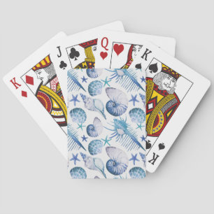 Baraja De Cartas Estanques de acuarela