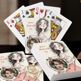 Baraja De Cartas Estás atascado conmigo