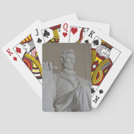 Baraja De Cartas Estatua conmemorativa de Lincoln