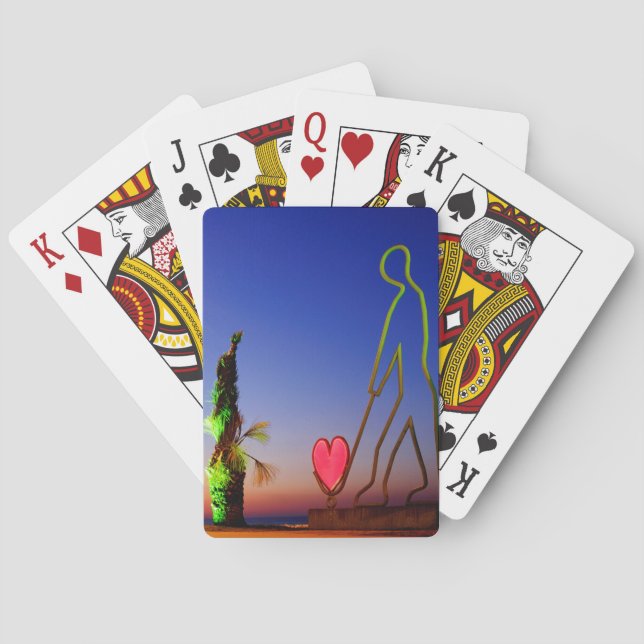 Baraja De Cartas Estatua de amor (Reverso)