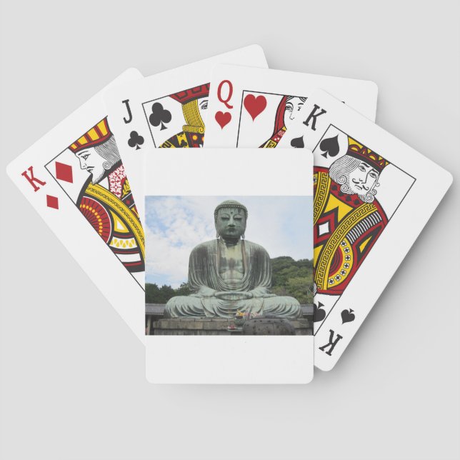 Baraja De Cartas Estatua de Buda Budismo (Reverso)