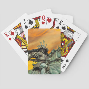Baraja De Cartas Estatua de Kusunoki Masashige, Japón
