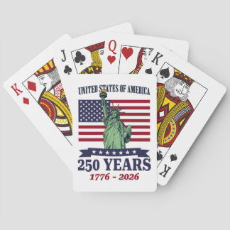 Baraja De Cartas Estatua de la Libertad de EE. UU. 250 años 1776-20
