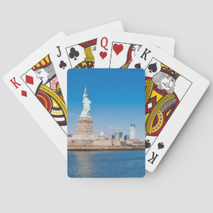 Baraja De Cartas Estatua de la libertad, del río Hudson y de