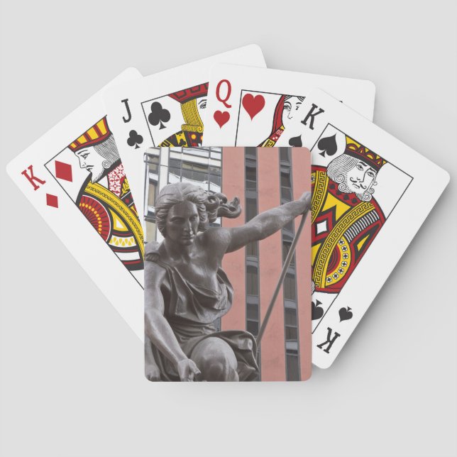Baraja De Cartas Estatua de Portland, Oregón (Reverso)