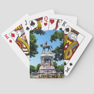 Baraja De Cartas Estatua de Robert E. Lee