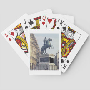 Baraja De Cartas Estatua ecuestre del Rey Luis XIV (1816-22) (herma