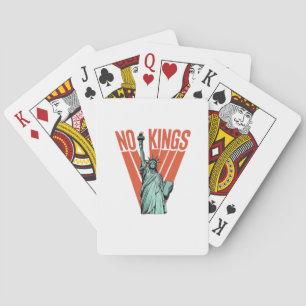 Baraja De Cartas Estatua Sin Reyes De Protesta Clásico Americano
