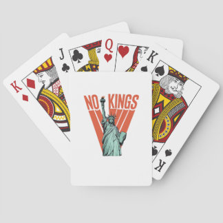 Baraja De Cartas Estatua Sin Reyes De Protesta Clásico Americano