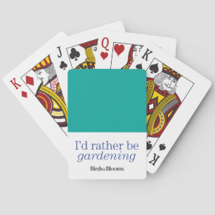 Baraja De Cartas Esté cultivando un huerto bastante
