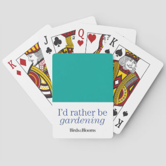 Baraja De Cartas Esté cultivando un huerto bastante