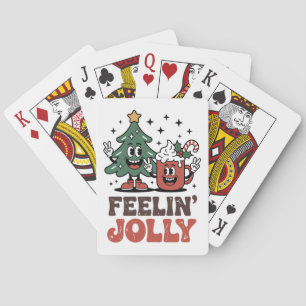 Baraja De Cartas Este Es El Café Santa Hat del Árbol de Navidad de