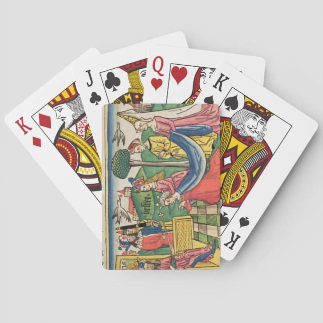 Baraja De Cartas Ester 2 15-18, Esther es elegida para ser Reina po (Reverso)