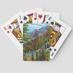 Baraja De Cartas Estes Park Lago Rustic Colorado