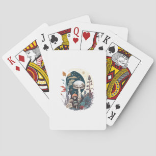 Baraja De Cartas Estética Goblincore Cottagecore Hongo Botánica