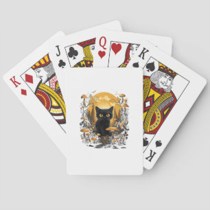 Baraja De Cartas Estética Goblincore y Cottagecore Bajo Hongo