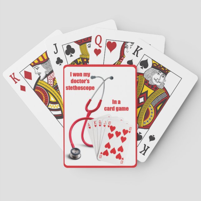 Baraja De Cartas Estetoscopio (Reverso)