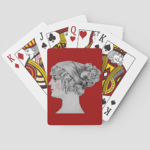 Baraja De Cartas Estilo de cabello vintage