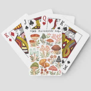 Baraja De Cartas Estilo de hongos Mushroom Hunter