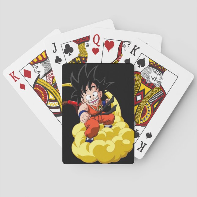 Baraja De Cartas Estilo de juego de la tarjeta Goku (Reverso)