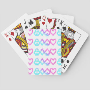 Baraja De Cartas Estilo de patrón holográfico.