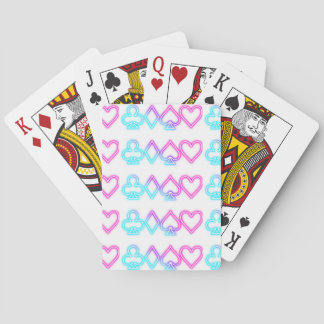 Baraja De Cartas Estilo de patrón holográfico.