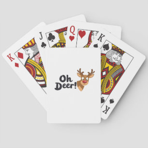 Baraja De Cartas Estilo moderno Oh Deer