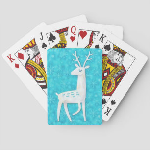 Baraja De Cartas Estilo moderno y retro Reno Ciervo Fiesta