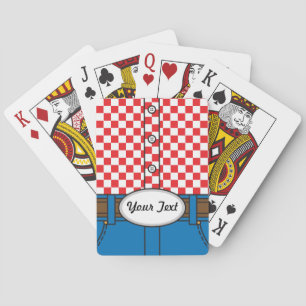Baraja De Cartas Estilo occidental (con la hebilla del cinturón