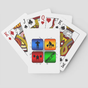 Baraja De Cartas Estilo urbano asombroso del levantamiento de pesas