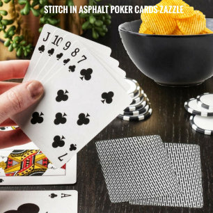Baraja De Cartas Estitch en asfalto